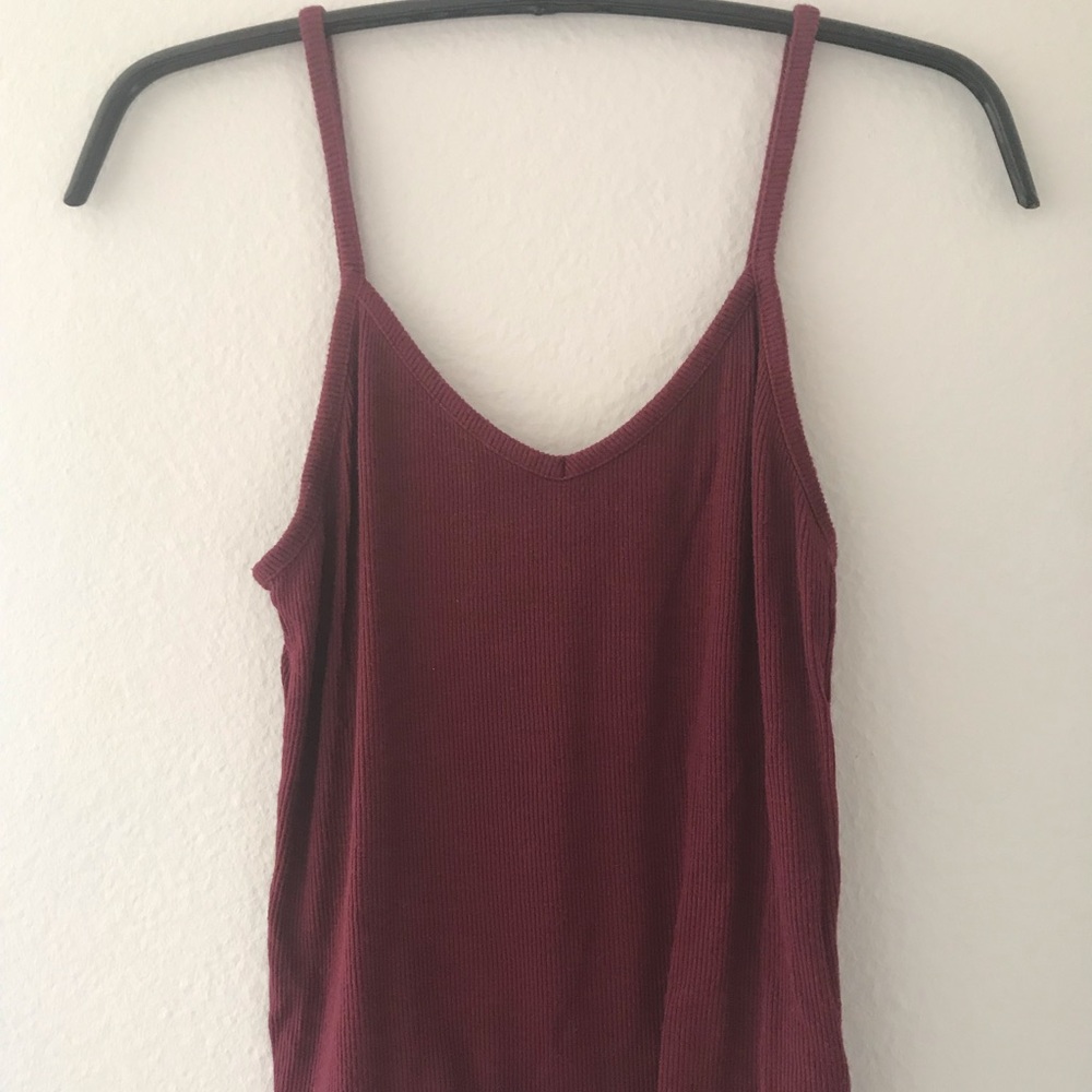 Maroon Crop Top Cami from American Eagle!